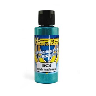 Lexan Airbrush Farbe 60 ml Metallic Trkis / Turquoise