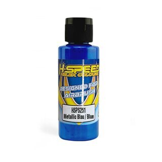 Lexan Airbrush Farbe 60 ml Metallic Blau / Blue