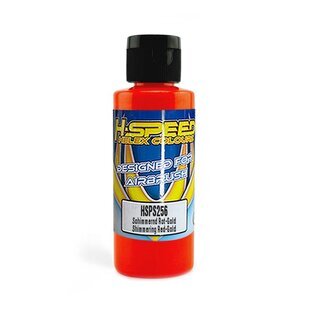 Lexan Airbrush Farbe 60 ml Schimmernd Rot-Gold / Red-Gold