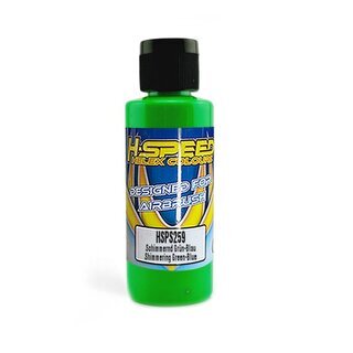 Lexan Airbrush Farbe 60 ml Schimmernd Gr�n-Blau / Green-Blue