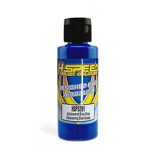 Lexan Airbrush Farbe 60 ml Schimmernd Blau-Gr�n / Blue-Green