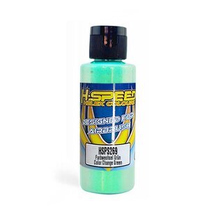 Lexan Airbrush Farbe 60 ml Farbwechsel Gr�n / ColorChg Green