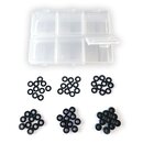 Alu Unterlegscheiben Set schwarz (60)