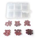 Alu Unterlegscheiben Set rot (60)