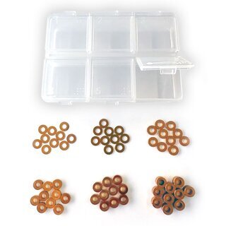 Alu Unterlegscheiben Set orange (60)