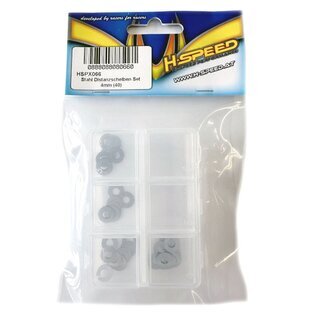 Stahl Distanzscheiben Set 4mm (40)