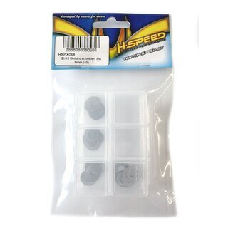 Stahl Distanzscheiben Set 6mm (40)