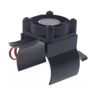 Alu Khlkrper schwarz m. temp. gesteuertem Ventilator 30mm