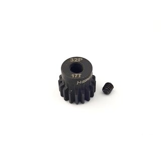 Stahlritzel 17 Z�hne, 32dp (M0.8), Bohrung 5mm Welle