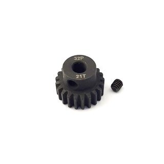 Stahlritzel 21 Zhne, 32dp (M0.8), Bohrung 5mm Welle