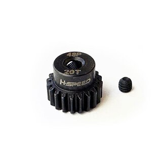 Stahlritzel 20 Z�hne, 48dp, Bohrung 3,175mm Welle