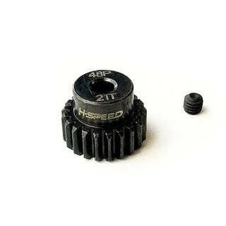 Stahlritzel 21 Z�hne, 48dp, Bohrung 3,175mm Welle