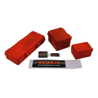 Kistenset 3 St�ck veschiedene Gr��en rot