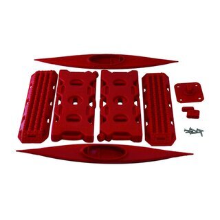 Dekoset Kanu, Bergungsrampen, ltank Zubehr rot (6teilig)