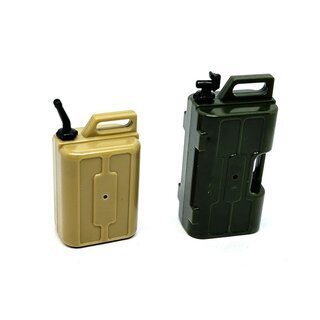 Kunststoff �lkanister gr�n/beige