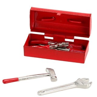 Werkzeugkiste und Werkzeug