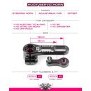 ALU ADJUSTABLE CLAMP STEERING SERVO HORN KO/SANWA 23T