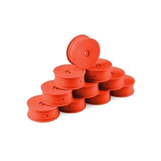 HUDY 1/10 OFF-ROAD WHEEL - 2WD - FRONT - ORANGE (10)