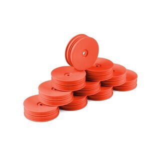 HUDY 1/10 OFF-ROAD WHEEL - 2WD - FRONT - NARROW - ORANGE (10