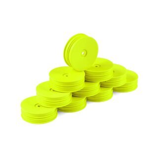 HUDY 1/10 OFF-ROAD WHEEL - 2WD - FRONT - NARROW - YELLOW (10
