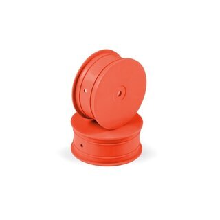 HUDY 1/10 OFF-ROAD WHEEL - 4WD - FRONT - ORANGE (2)