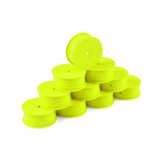 HUDY 1/10 OFF-ROAD WHEEL - 4WD - FRONT - YELLOW (10)