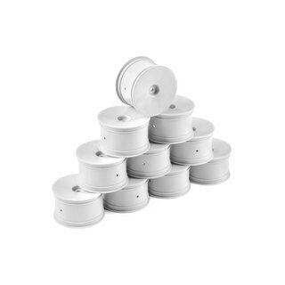 HUDY 1/10 OFF-ROAD WHEEL - 2WD/4WD - REAR - WHITE (10)