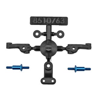 Team Associated RC28R Steering Block and Servo Horn Set