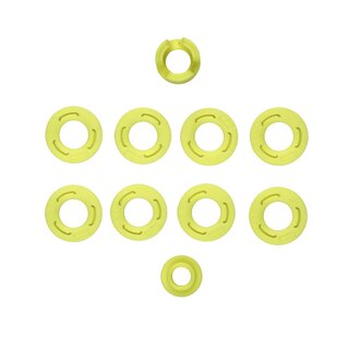 Team Associated RC28R FT Sidewall Flange Set, Yellow