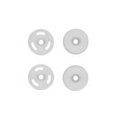 Team Associated RC28R Wheel Set, White