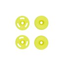 Team Associated RC28R Wheel Set, Yellow