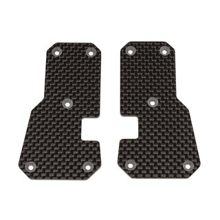 Team Associated SR7 FT Arm Inserts, carbon fiber