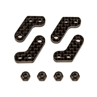 Team Associated Apex2 FT Steering Arms, carbon fiber