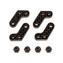 Team Associated Apex2 FT Steering Arms, carbon fiber