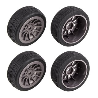 Team Associated APEX2 Sport, Datsun 240Z Wheels and Tires