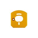 Team Associated 6x6 Motor Mount Plate, Gold