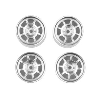 Team Associated 6x6 Wheels, Chrome