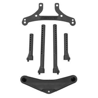 Team Associated RC10TC8 Front Bumper And Body Post Set
