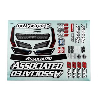 Team Associated RC10TC8 Decal Sheet