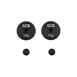 Team Associated RC10TC8 FT Steel Chassis Weight Set, 10g