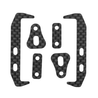 Team Associated RC10TC8 FT Carbon Fiber Battery Holder Set