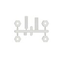 Element RC Enduro Wheel Hexes, 6mm, Natural