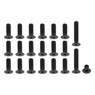 Team Associated RC10CC 8-32 Screw Set, black