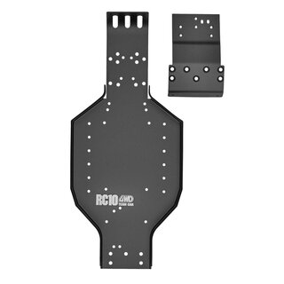 Team Associated RC10 4WD Team Car Chassis, Black