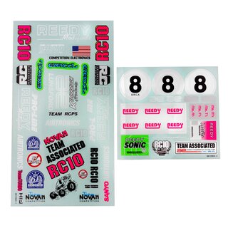 Team Associated RC10 BK Decal Sheet