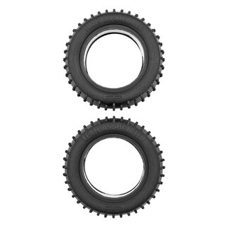 Team Associated RC10 89 Stealth Car Rear Tires W/Foam