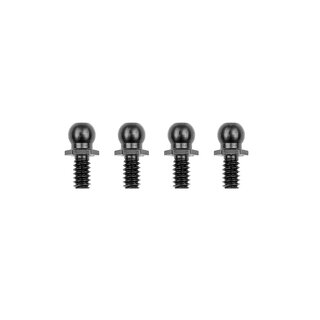 Team Associated RC10 Ballstuds 5.3mm, Short Neck, Black