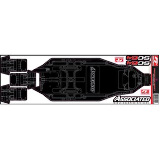Team Associated RC10SC6.4 FT Chassis Protective Sheet,...