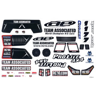 Team Associated ProLite Decal Sheet