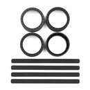 Team Associated DC10 FT Adjustable Wheel Rims, black